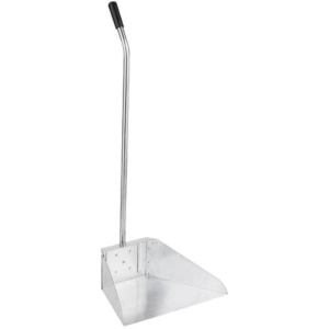 Paletta alzaimmondizia in acciaio zincato Pippo per esterni con manico smontato - 34x24H.78 cm - ES1800
