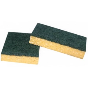 Spugne in cellulosa forte e abrasiva Pippo 11x7x H.2 cm - conf. 2 pezzi - NP1820