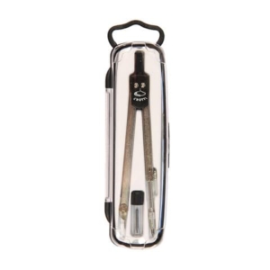 Compasso scolastico Eredi Crotti 2 accessori nero - 223