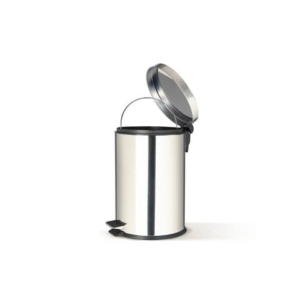 Bidone in acciaio inox con pedale Perfetto e vaschetta estraibile da 12 L ''Premium'' Ø 24,8x H.40 cm - 0447