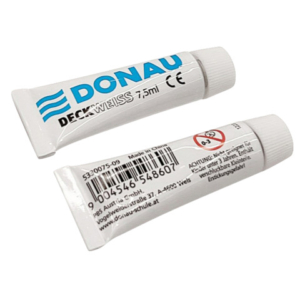 Tempera in tubetto bianco Donau in conf. da 10 pezzi 7,5 ml - 330431