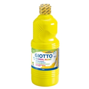 Tempera pronta Giotto School Paint in flacone 1 L giallo - F535502
