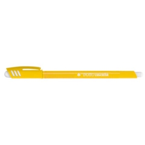 Penna a sfera cancellabile Tratto Cancellik 1 mm giallo F826109