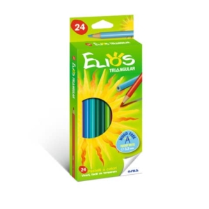 Matite colorate Fila Elios Triangular in conf. da 24 colori assortiti F273400