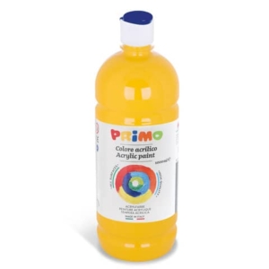 Colore acrilico Primo in bottiglia con tappo dosatore 1000 ml - 201 giallo 404TA1000201