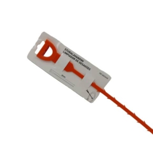 Sturalavandini in nylon flessibile Emi - 65 cm - colore arancione - 8503430