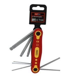 Set chiavi a brugola tascabili Emi - 8 punte assortite tipo esagonale - 8100182