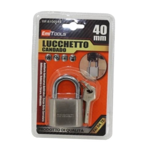Lucchetto a chiave in acciaio Emi 40x62 mm - 8100545