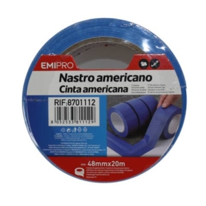Nastro americano Emi - 48 mm x 20 m - blu - 8701112