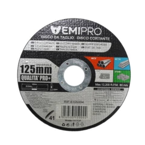Disco da taglio Emi acciaio per flessibile - 125x1,6x22 mm - 8105004
