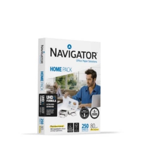 Carta per fotocopie Navigator Home Pack 80gr/mq A4 - Risma da 250 fogli - NHP0800065