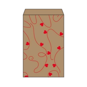 Sacchetto in carta kraft bianca Maniero in conf. da 1000 pz 90x150 mm BCS 9