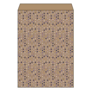 Sacchetto in carta kraft bianca Maniero in conf. da 500 pz 220x330 mm BQS