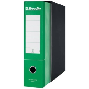 Registratore protocollo Esselte Essentials G75 23x33 cm dorso 8 cm verde - 390775180