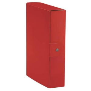 Cartella portaprogetti Esselte C88 DELSO ORDER dorso 8 cm presspan lucido rosso 25x35 cm rosso - 390388160