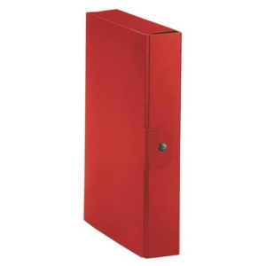Cartella portaprogetti Esselte C86 DELSO ORDER dorso 6 cm presspan lucido rosso 25x35 cm - 390386160