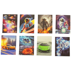 Espositore 80 mini blocchi spiralati Donau - 40 ff da 70 g/m² - 6,4x8,25 cm fantasie assortitie - 330441980