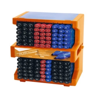 Espositore 108 marcatori permanenti Tratto Marker colori e punte assortite F896200