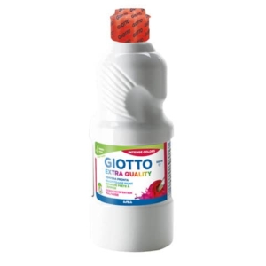 Tempera pronta Giotto Extra Quality in flacone 500 ml bianco - F532801