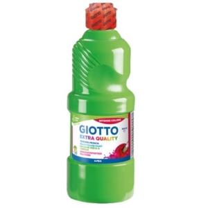 Tempera pronta Giotto Extra Quality in flacone 500 ml verde cinabro - F532811