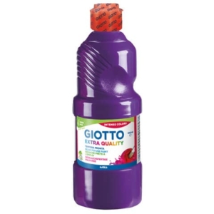 Tempera pronta Giotto Extra Quality in flacone 500 ml violetto - F532819
