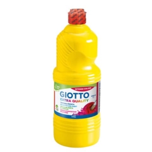 Tempera a base d'acqua Giotto Extra Quality flacone 1 L giallo scuro F53340300