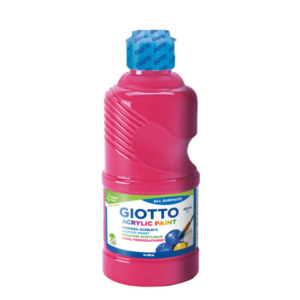Tempera acrilica Giotto in flacone da 250 ml magenta - F53401000