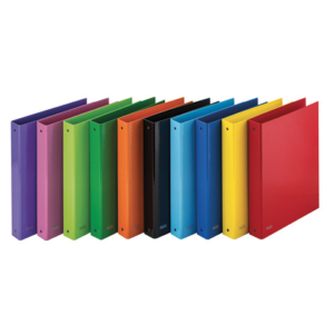 Raccoglitore 4 anelli D.30 Favorit Sprint formato 22x30 cm in cartone plastificato colori assortiti 400152300