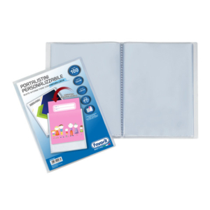 Portalistini a fogli fissi Favorit Sviluppo personalizzabili 22x30 cm - 100 buste trasparente - 400090488