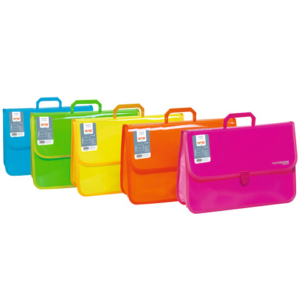 Valigetta a soffietto 39x27 cm Arda Orna Fluo colori assortiti - 0255SOF0000