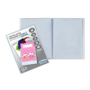 Portalistini a fogli fissi Favorit Sviluppo personalizzabili 22x30 cm - 60 buste trasparente - 400090486