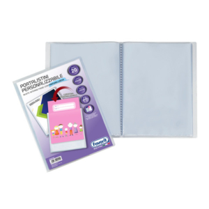 Portalistini a fogli fissi Favorit Sviluppo personalizzabili 22x30 cm - 20 buste trasparente - 400090484