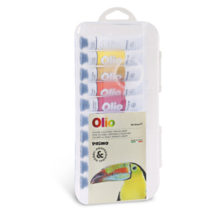 Colore a olio fine Primo in tubetto 18 ml - conf. da 10 colori assortiti - 425TO10P
