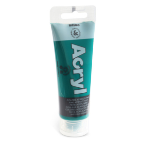 Colore acrilico Primo in bottiglia PET con tappo dosatore 75 ml - 641 verde smeraldo - 420TA75641