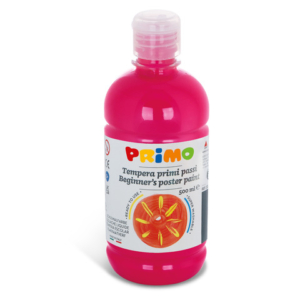 Tempera brillante in bottiglia in PET Primo Primi Passi 500 ml magenta 202BR500301