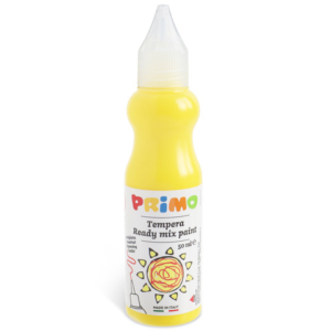 Tempera brillante Primo in bottiglia con beccuccio 50 ml giallo primario 2001BR50201