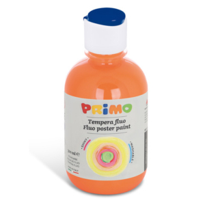 Tempera in bottiglia Primo primi passi 300 ml arancione fluo 255TF300250