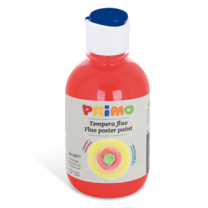 Tempera in bottiglia Primo primi passi 300 ml vermiglio fluo 255TF300300