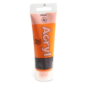 Colore acrilico Primo in bottiglia PET con tappo dosatore 75 ml - 250 arancione 420TA75250