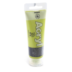 Colore acrilico Primo in bottiglia PET con tappo dosatore 75 ml - 600 verde chiaro - 420TA75600