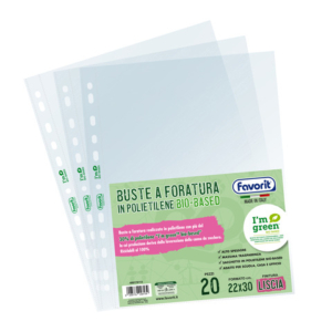 Buste a foratura universale Favorit banda laterale trasparente 400178113