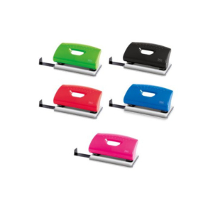 Perforatore 2 fori Lebez - 10 fogli - colori assortiti - 1260