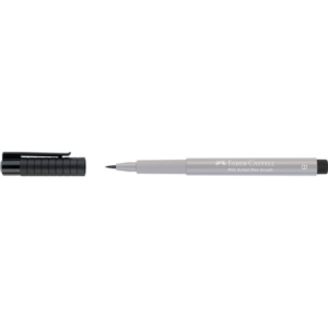 Pitt Artist Pen brush Faber-Castell colore grigio caldo III - conf. 10 pezzi - 167472