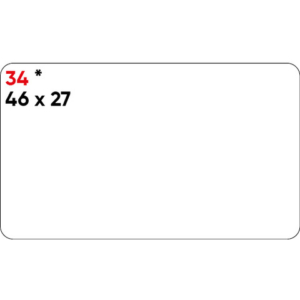 Etichette bianche permanenti Markin Copiatabu 46x27 mm - conf. 10 blister da 10 ff - X11034