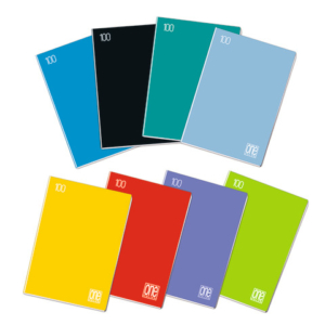 Quaderno One Color A5 - 100 g/m² - rigatura 4 mm -18+1 ff - 1846