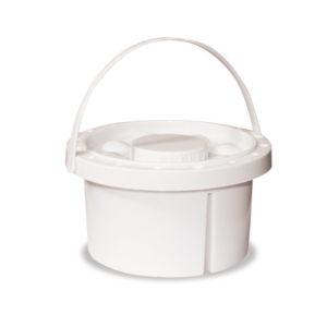 Lavapennelli in plastica CWR - 18x9 cm - bianco - 10877