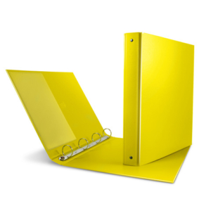 Raccoglitore Sei Rota Nettuno - 4 anelli a R 30 mm - A4 - dorso 3,5 cm - colore giallo - 36803146