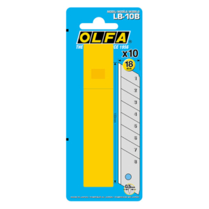 Blister 10 lame segmentate Olfa 100x18 mm per cutter - LB10B