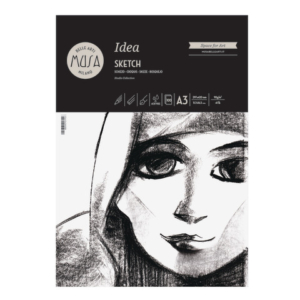 Blocco collato Belle Arti Musa Idea Sketch - 90 g - A3 100 fogli - MU123693