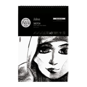 Blocco con spirale Belle Arti Musa Idea Sketch - 90 g - A3 30 fogli - MU123393